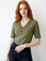 mi piace top lace 202813 olive