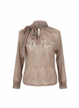 ICNK-Top Millar Crincle Shiny Jacquard