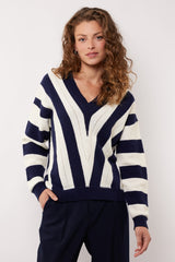 g-maxx rekha knit pullover eclipse/offwhite