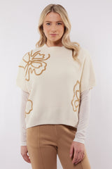 violette knit gilet van c&s