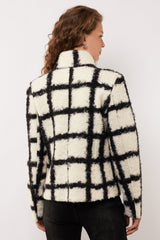 G-maxx Coat Kylie 25NWG11-Offwhite/Black