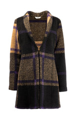 Celine Long LS Purple Sapphire Digital Design Heavy Knit