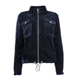 NED-Jack Ruan-B LS-RMJ Chenille Lurex Rib-Naval Blue