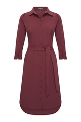 mi piace travel jurk 202092 burgundy