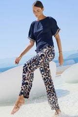 Batida-Broek 2405-Marine Harmony Print
