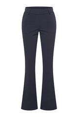 mi piace bonded flared broek 202633 dark blue