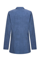 mi piace bonded blazer dark blue denim