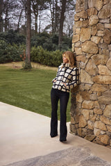 G-maxx coat kylie offwhite/black 25nwg11