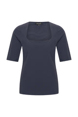 mi piace top square neck 202609 dark blue