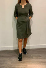 mi piace travelstof jurk 202325 groen