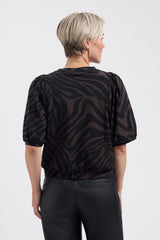 Lady Day-Travel Top Amie-Ivy Print