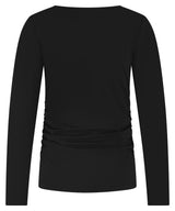 lady day top arly zwart lange mouwen