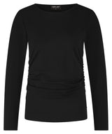 lady day top arly ls-black
