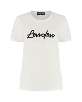 lady day city t-shirt simple white