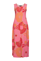 mi piace singlet jurk 202278 desert anemone print coral