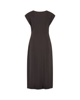 jurk doris dark brown van lady day