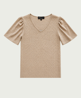 elvira casuals top guusje gold sand