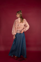 blouse job warm salmon van icnk