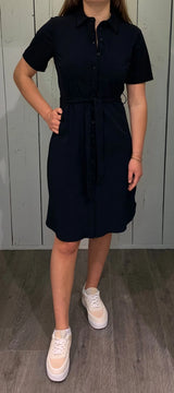 mi piace travel jurk korte mouw 202079 donkerblauw