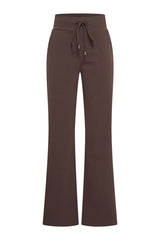 mi piace travel bonded straight broek 202631-espresso