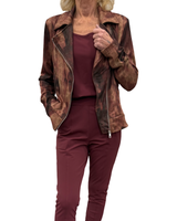 mi piace Jack Faded Leopard 202738 burgundy