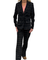 mi piace colbert check herringbone print
