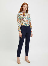 mi piace blouse 60840 embroidered print