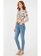 mi piace top 202271 embroidered print multicolor