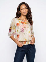 Top Capro-L 1/2 SS Lotus Pink Blush Blossom | Lotus Pink
