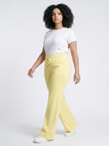Mi Piace Dikke Kwaliteit Travelstof Straight Broek 202136-Lemon Yellow