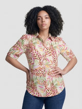 mi piace blouse korte pofmouw 202270 pencil branches print kit