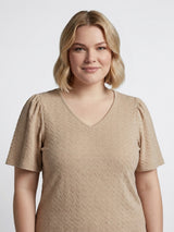 Elvira Casuals-Top Guusje-Gold Sand