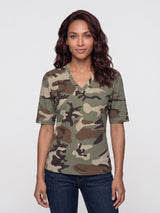 camouflage print top 202271 mi piace