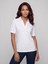 mi piace top Polo Top Puff Sleeves 202853 wit