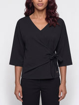 lady day travel top lora black