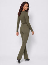 Lady Day-Travel Top Arly LS-Deep Forest