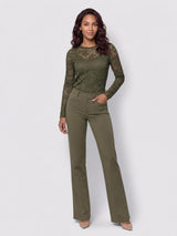 lady day travel broek poppy deep forest