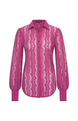 mi piace blouse kant magenta purple 202352