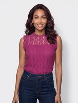mi piace kanten top 202486 magenta purple