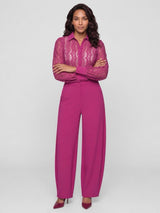 mi piace kanten blouse 202352 magenta purple