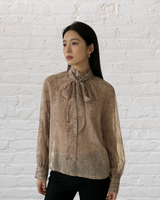 ICNK-Top Millar Crincle Shiny Jacquard