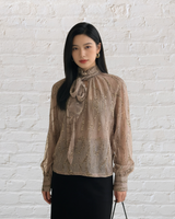 ICNK-Top Millar Crincle Shiny Jacquard