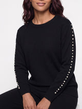 NED-Trui Leira 3/4-RMB Design Brei-Black