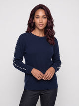 NED-Trui Leira 3/4-RMB Design Brei-Marine