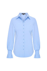 Mi Piace-Travel Blouse 202108-Della Blue