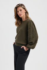 lady day sweater jolie dark olive