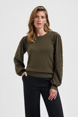 sweater jolie dark olive