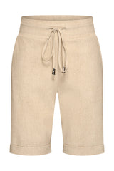 mi piace korte broek 202423 linnen structure print
