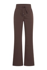 mi piace dikke kwaliteit travelstof straight broek 202136 espresso