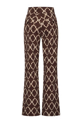 mi piace broek 202136 ikat print espresso